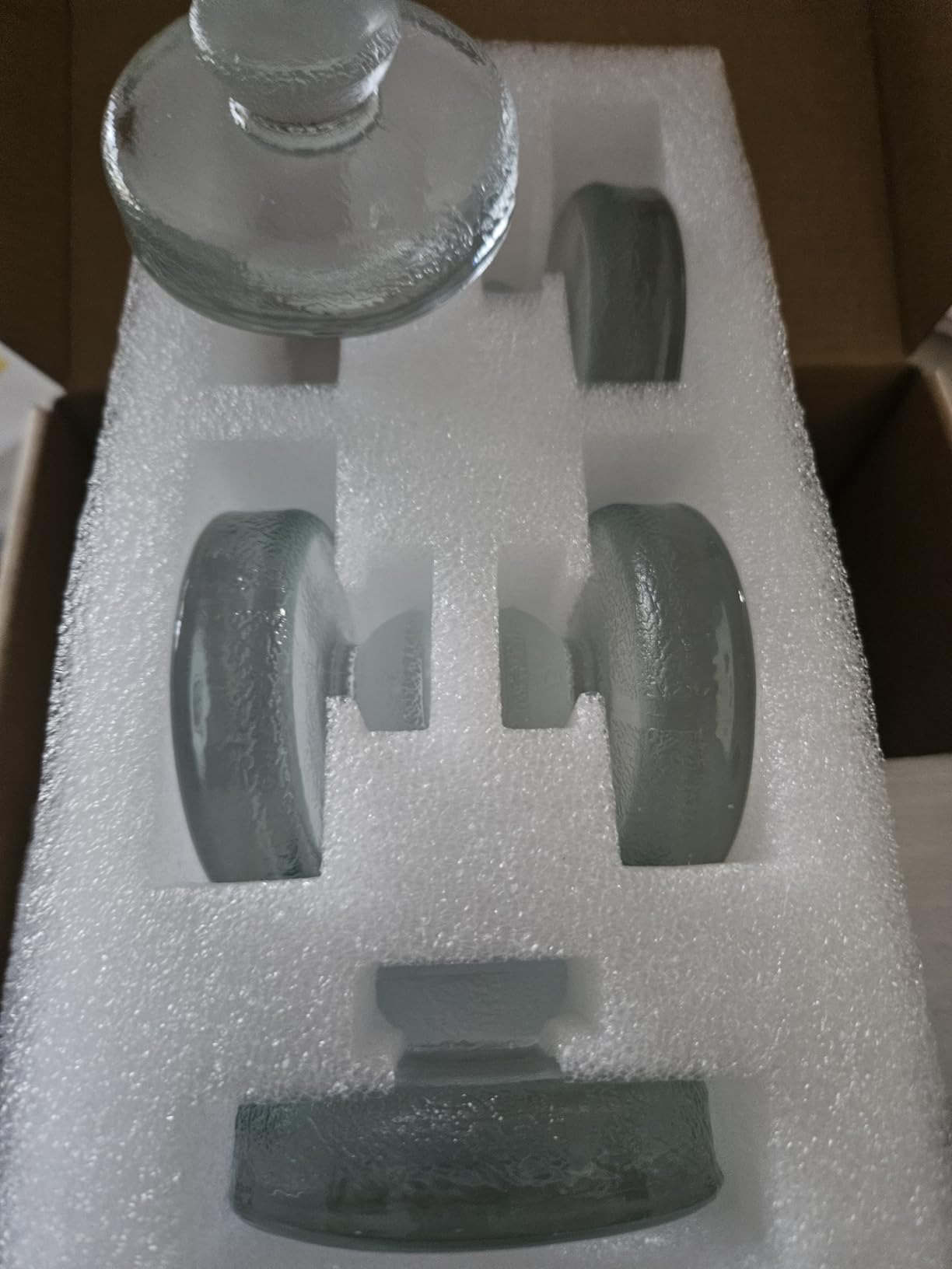 Artcome 5-Pack Glass Fermentation Weights with Easy Grip Handle and Unique Texture Design for Large Wide Mouth Mason Jars customer photo 1