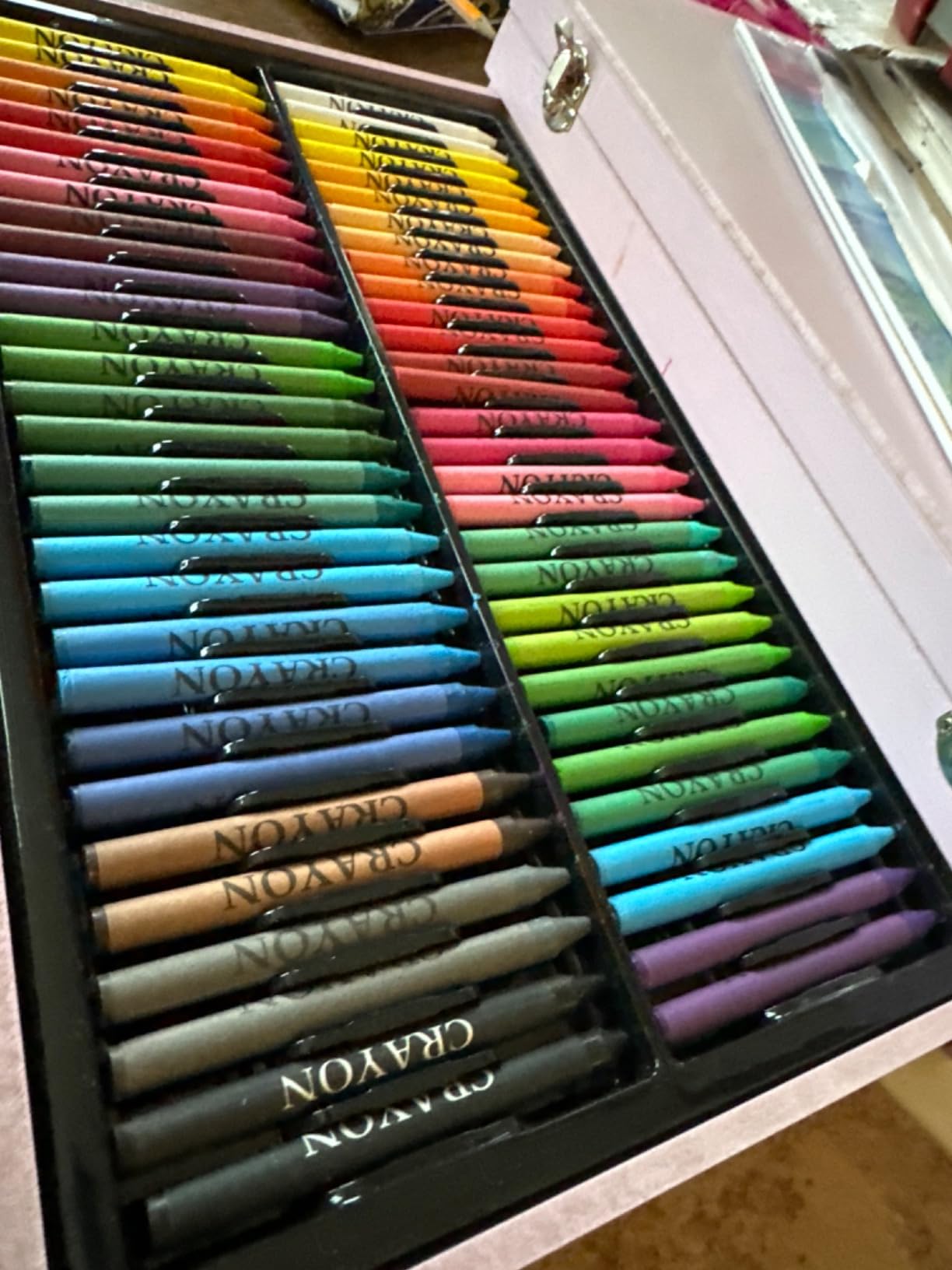iBayam Art Supplies, 150-Pack Deluxe Wooden Art Set Crafts Drawing Painting Kit with 2 -Sketch Pads, 1-Coloring Book, Gift Box for Kids Adults Artist Beginners Teens Girls Boys 5 6 7 8 9 10 11 12 customer photo 1
