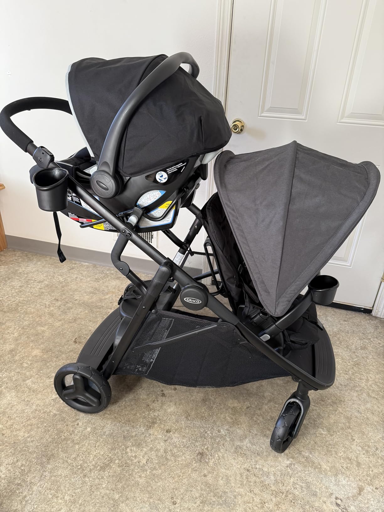 Graco Ready2Grow LX 2.0 Double Stroller Features Bench Seat and Standing Platform Options, Clark customer photo 1