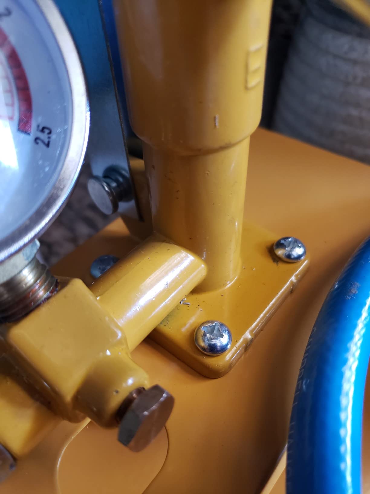 Hydraulic Pressure Test Pump, 2.5Mpa 25KG Manual Hydraulic Water Pressure Test Pump, Pipeline Tester Tool for Pressure Vessels, Pipes, Valves customer photo 1