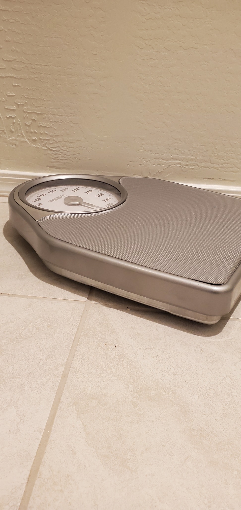 Thinner by Conair Bathroom Scale for Body Weight, Extra-Large Analog Scale Measures Weight Up to 330 Lbs. in Silver customer photo 2
