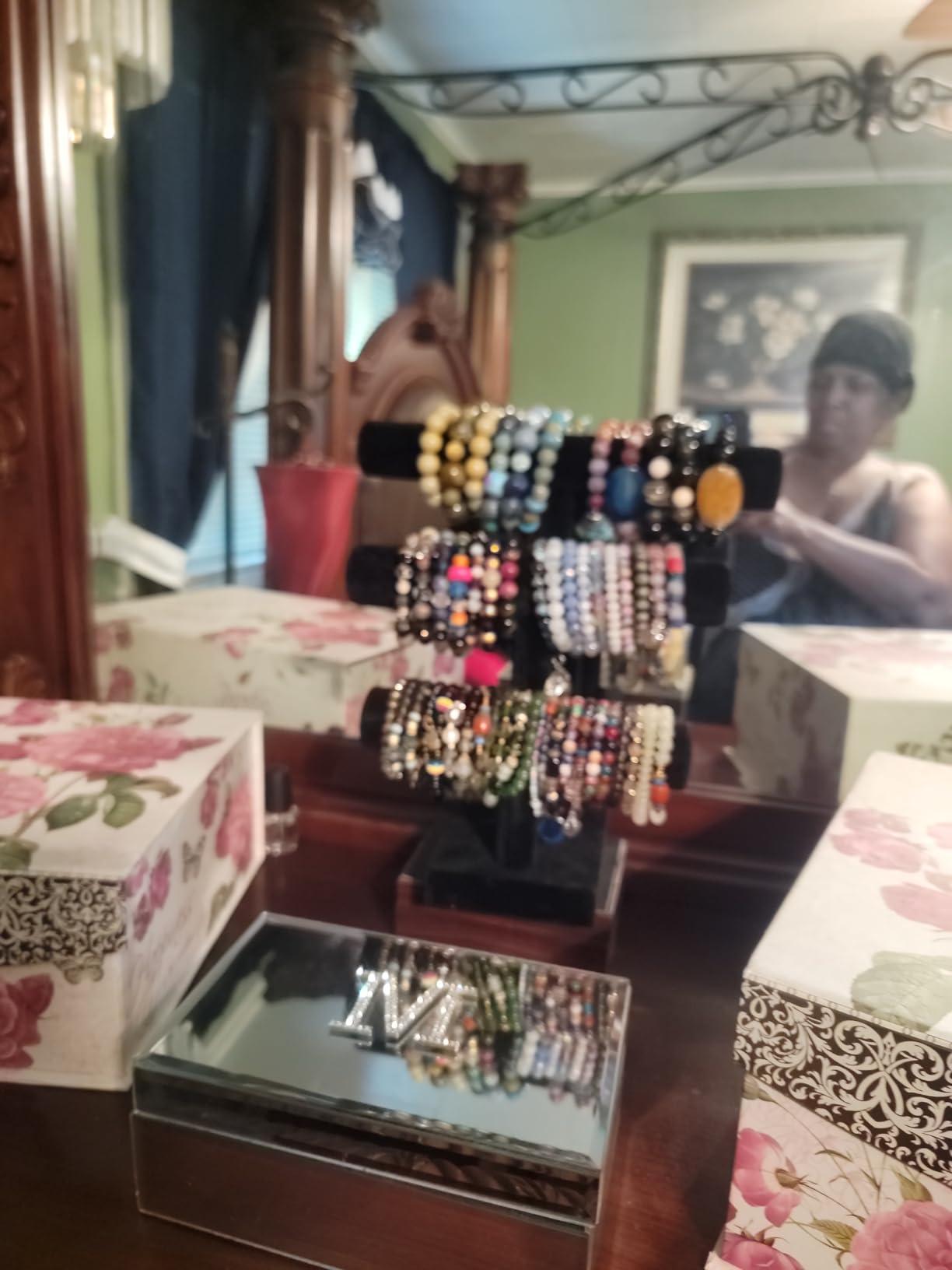 Bohemian Bracelet Sets for Women - 6 Sets Stackable Stretch Bracelets Multi-color Boho Jewelry for Women Hippie Bracelets Dainty Jewelry customer photo 2