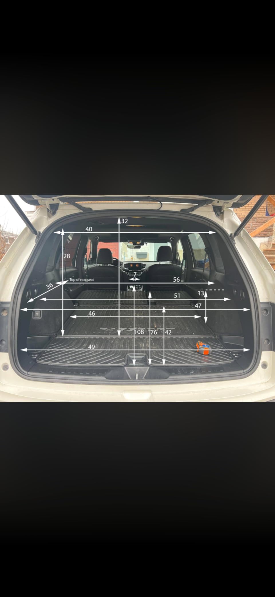 PETICON SUV Cargo Liner for Dogs, Waterproof Pet Cargo Cover Dog Seat Mat for SUVs Sedans Vans with Bumper Flap Protector, Non-Slip, Large Size Universal Fit, Black customer photo 2