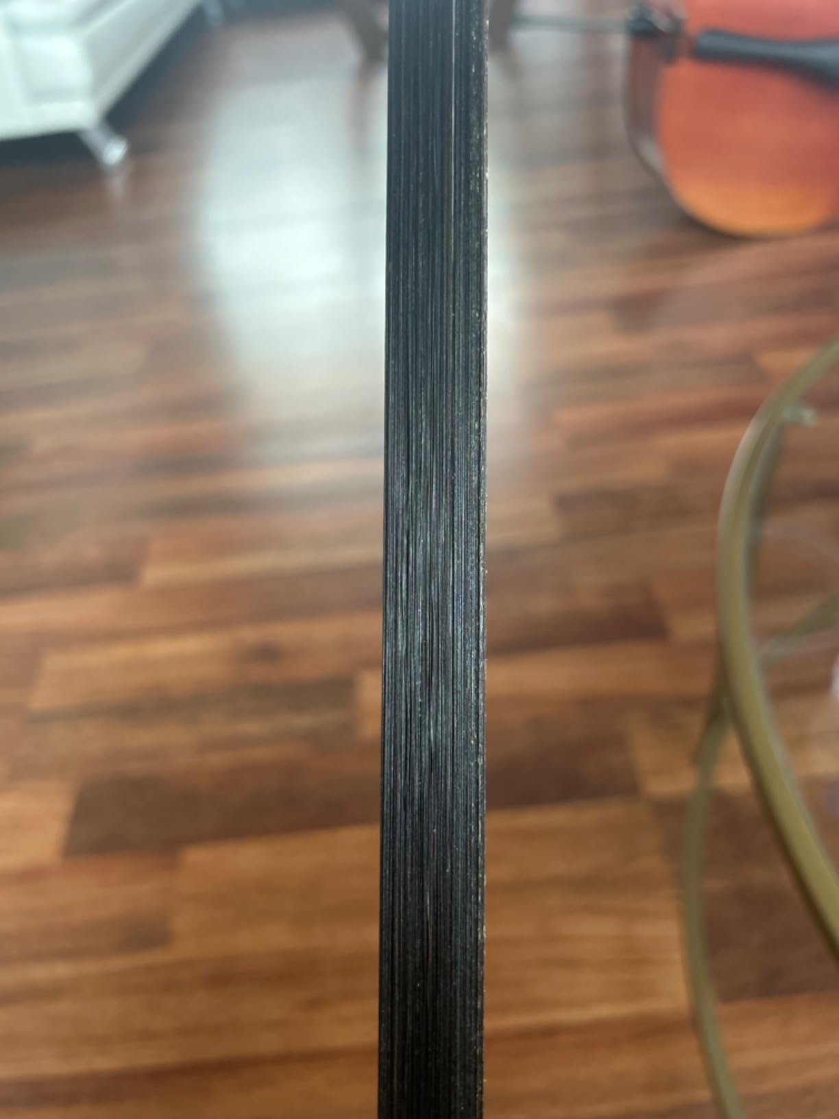 French Style Carbon Fiber Upright Double Bass Bow 3/4 Size VINGOBOW 100BF 70.5 cm Advanced Level Parisian Eyes Ebony Frog Unbleached Real Horse Hair Pernambuco Performance Warm Tone customer photo 1