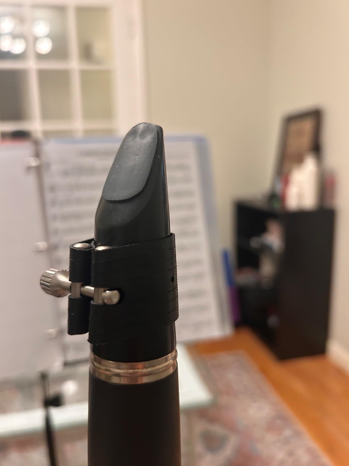 Rovner Ligature & Plastic Cap for Bb Clarinet - LGX Ligature for Hard Rubber Mouthpiece (LGX-1R) customer photo 2