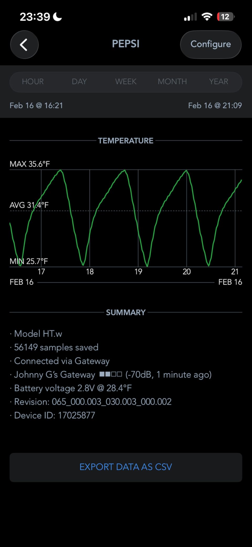 SensorPush HT.w Smart Temperature Sensor & Humidity Sensor - Thermometer & Hygrometer w/App Monitoring - Water Resistant Temperature and Humidity Monitor w/Heat Index for RV, Fridge & More customer photo 2