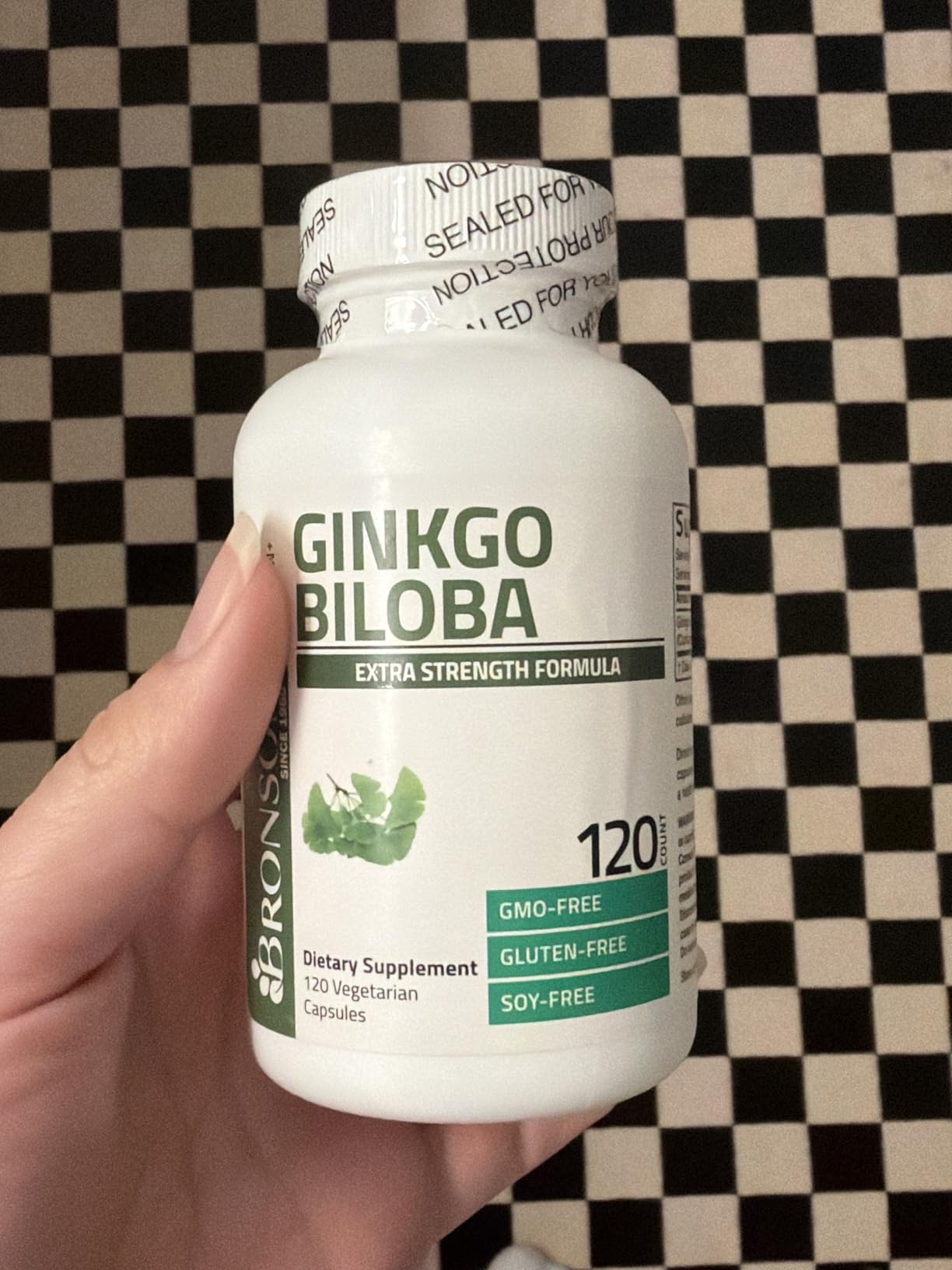 Bronson Ginkgo Biloba Extra Strength Supports Brain Function & Memory Support, 120 Vegetarian Capsules customer photo 1