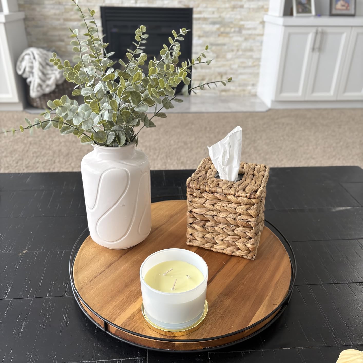 96NORTH Luxury Vanilla Soy Candles | Large 3 Wick Jar Candle | Up to 50 Hours Burning Time | 100% Natural Soy Wax | Relaxing Aromatherapy Aesthetic Candle | Housewarming Gift for Men and Women customer photo 2