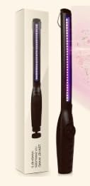 UV Light Sanitizer, Portable UV Light Disinfection Lamp USB Rechargeable Ultraviolet Light Sanitizer Wand for Home Hotel Travel Car customer photo 2