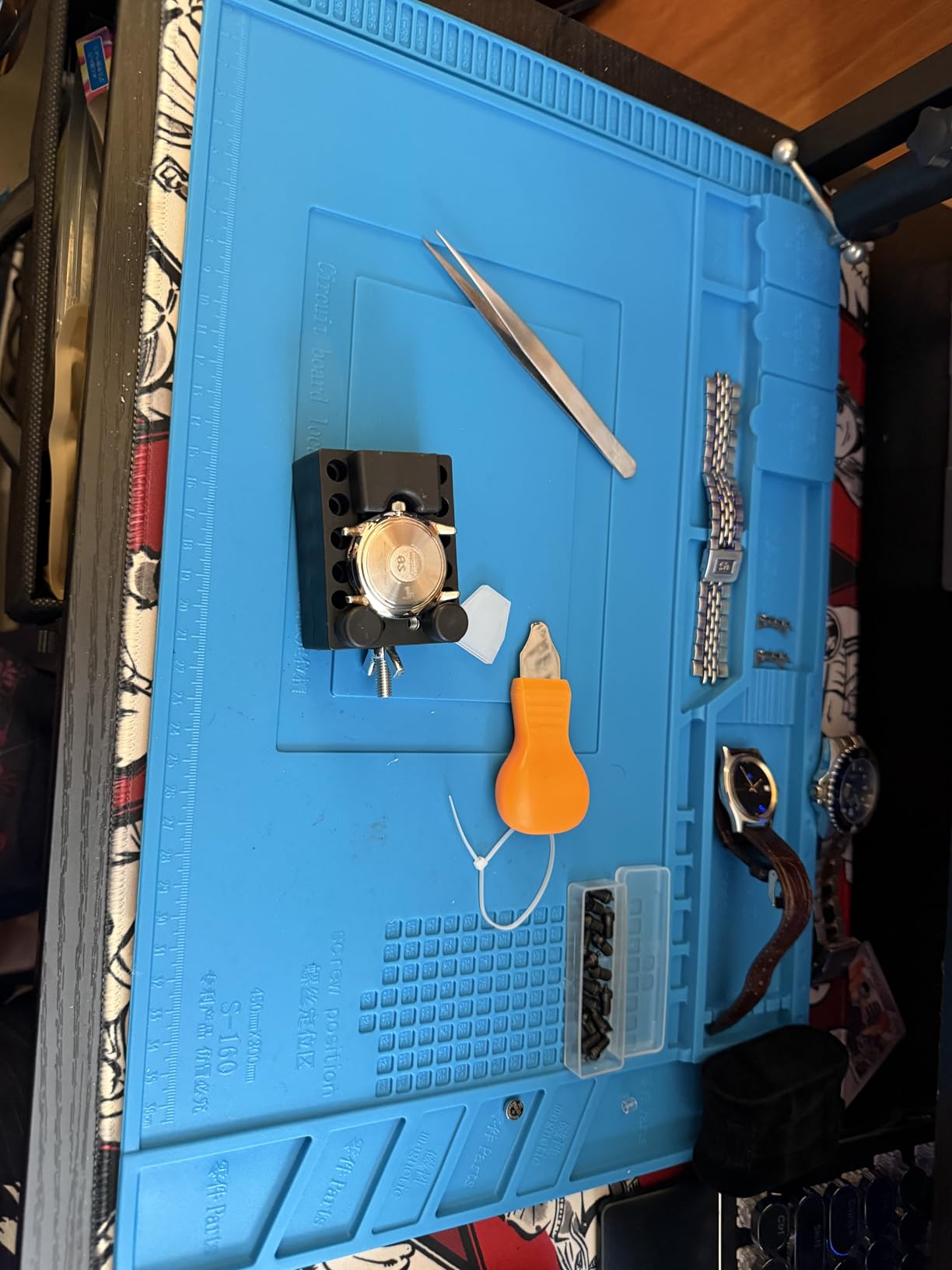 Eventronic Watch Repair Tool Kit + Watch Press Tool 154PCS, Professional Watch Link Removal Kit, Watch Battery Replacement Tool Kit, Watch Band Tool, Spring Bar Tool Set customer photo 2