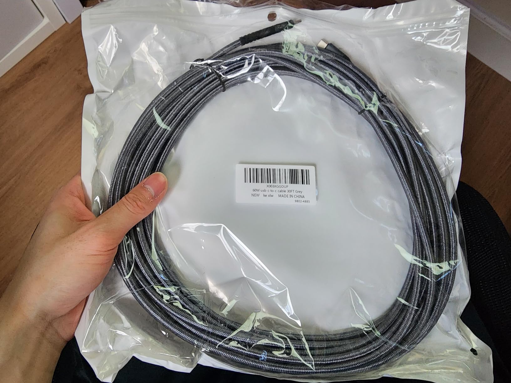 USB-C to USB-C Cable (15FT 2PACK 60W) Long Cable,Fast Charging Cord for iPhone 15 Pro,Samsung Galaxy S23/S22/Z Fold 3,Note 20 Ultra/10 Lite,Google Pixel 6 Pro,OnePlus 9 Pro,Sony Xperia 5,Dual Type-C customer photo 1