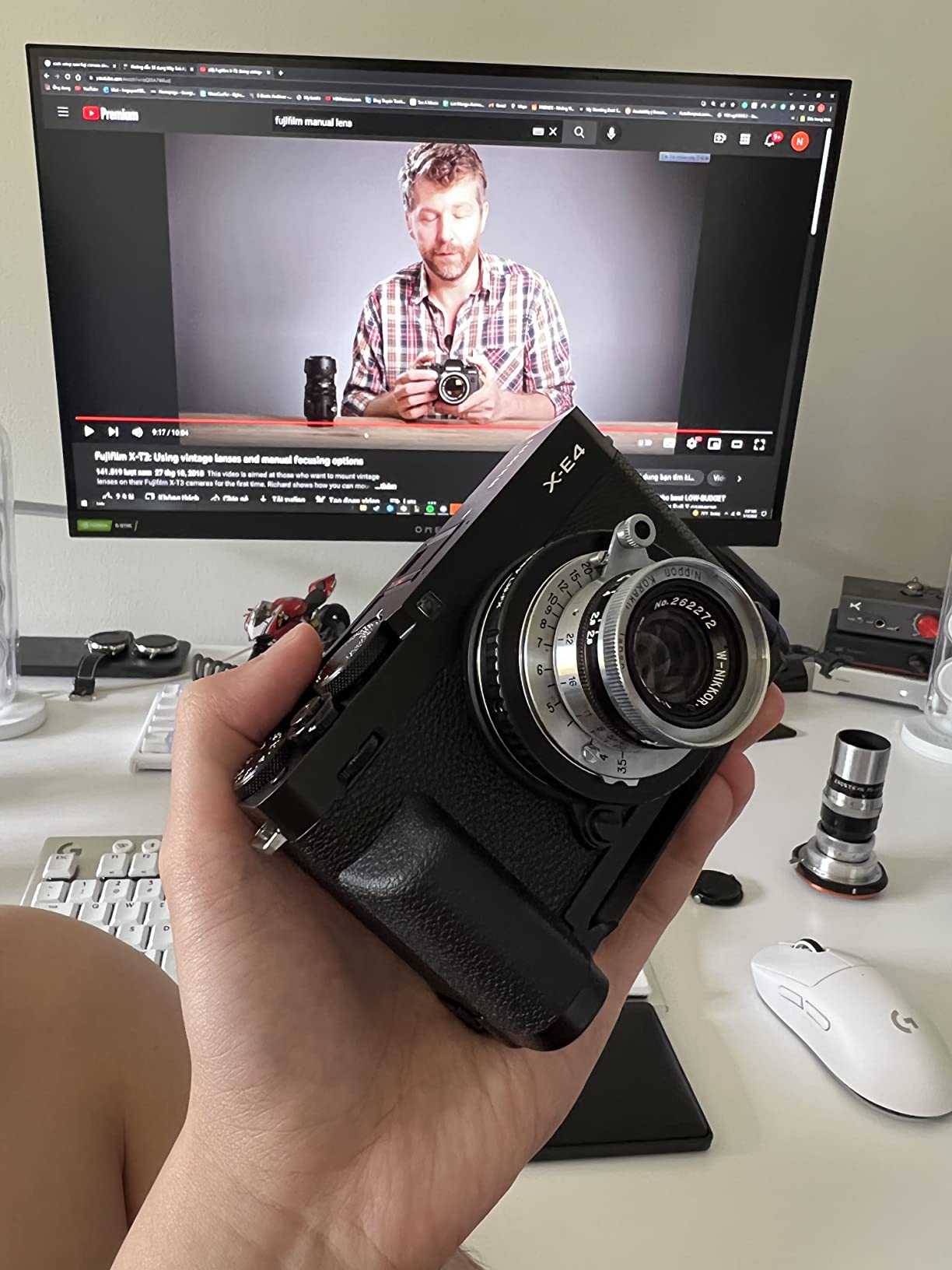 Fujifilm X-E4 Mirrorless Camera Body - Black customer photo 1