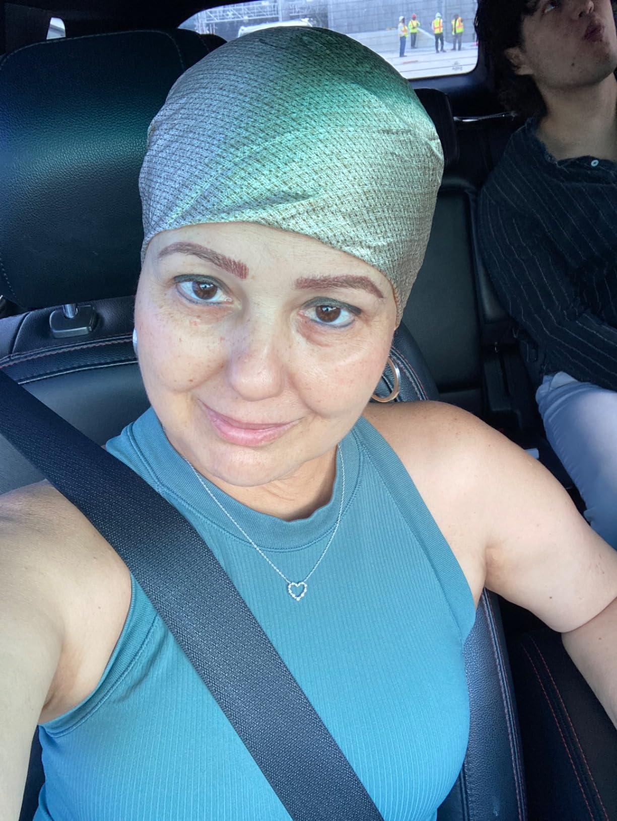 100% Silk Head Scarf for Women - 27