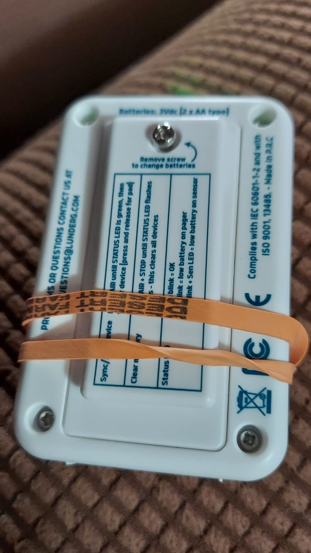 Lunderg Wireless Early Alert Bed Alarm System for Elderly - Alerts Caregivers Before They Get Up, No in-Room Alarm to Frighten Your Loved One, Fall Prevention for Dementia Care, Trusted US Company customer photo 2