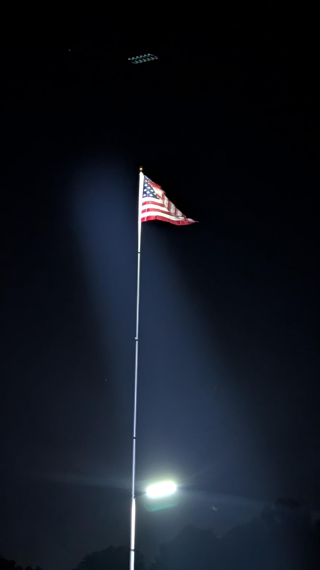 Telescoping Flag Pole for Outside House, 20 FT Heavy Duty 45K PSI & 95 HBW Hard Aerospace Aluminum Flagpole Kit, Unbending Telescopic Outdoor In-Ground Flag Poles with 3x5 American Flag for Yard customer photo 1