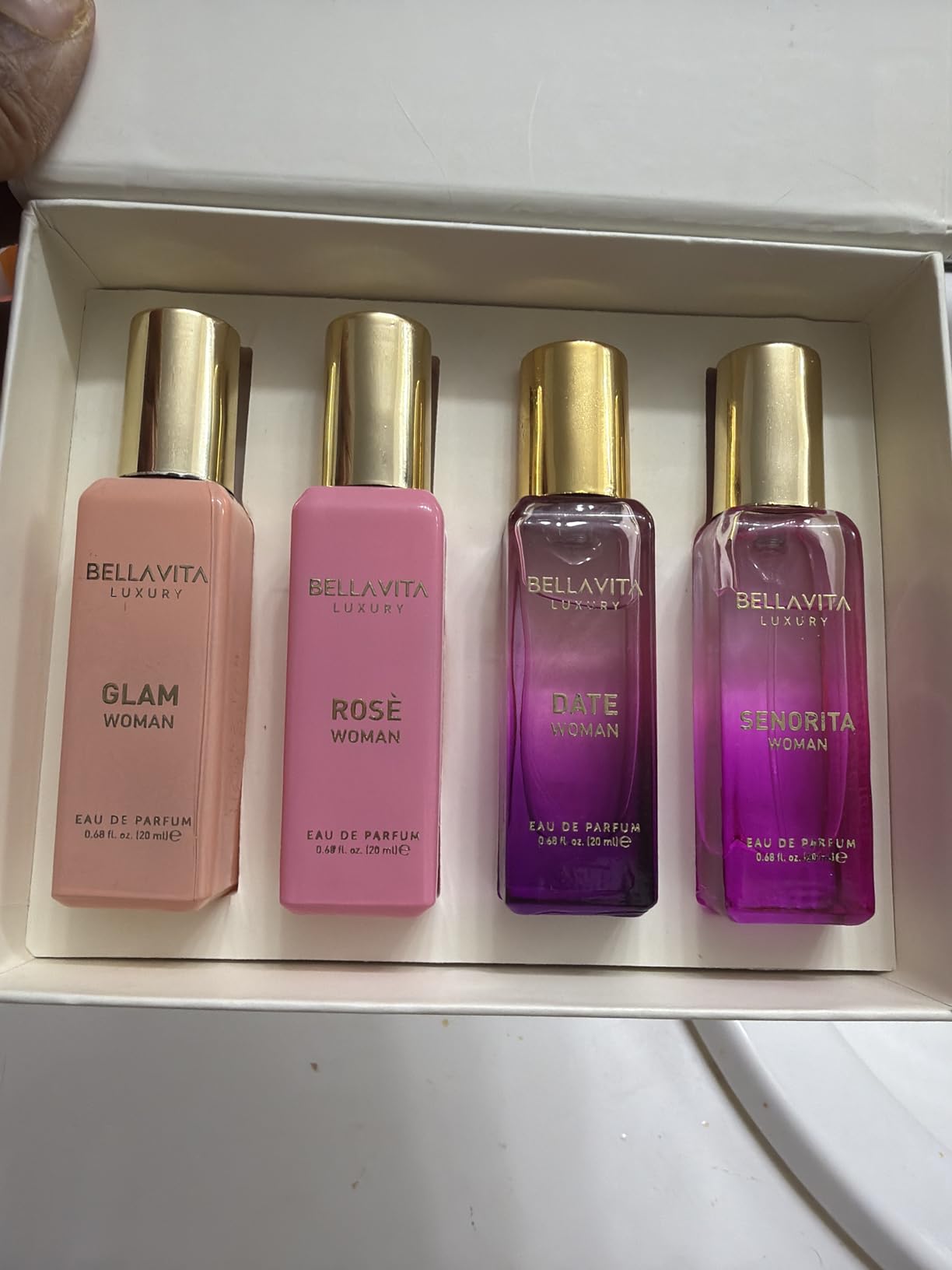 Bellavita Luxury Women's Perfume Gift Set with Rose, Senorita, Date, and Glam | 80ml | Perfume for Women | Pink Pepper, Yuzu, Floral Peach, and African Orange Notes | Long Lasting Women's Fragrance customer photo 2