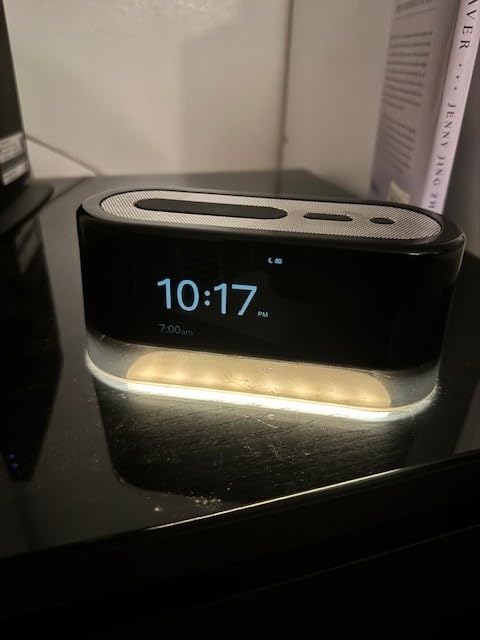 Loftie Alarm Clock with Sound Machine - Smart Alarm Clock with Light, White Noise, Bluetooth Speaker, Night Light Sound Machine, 100+ Sounds, Blackout Mode, No WiFi Mode, Optional Subscription customer photo 2