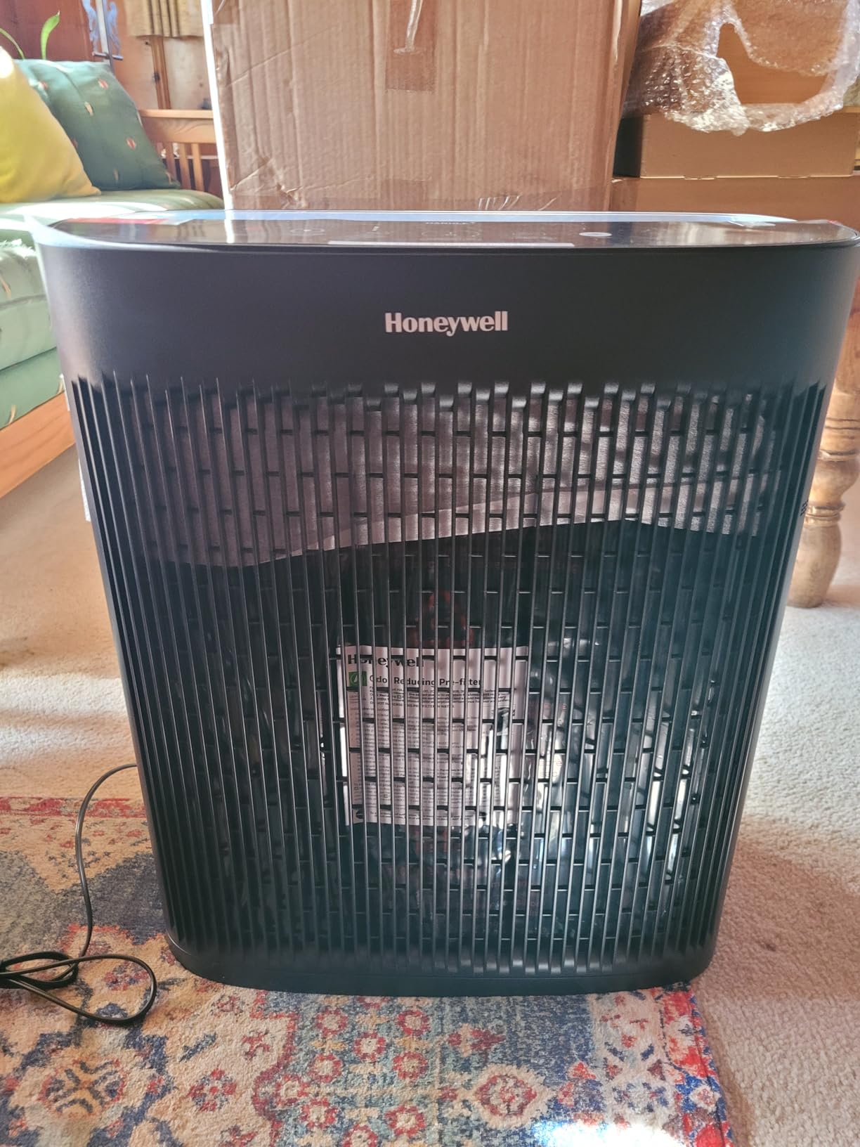 Honeywell HPA5300B InSight HEPA Air Purifier for Extra Large Rooms up to 2423 Ft² with Air Quality Monitor, Auto Mode customer photo 2