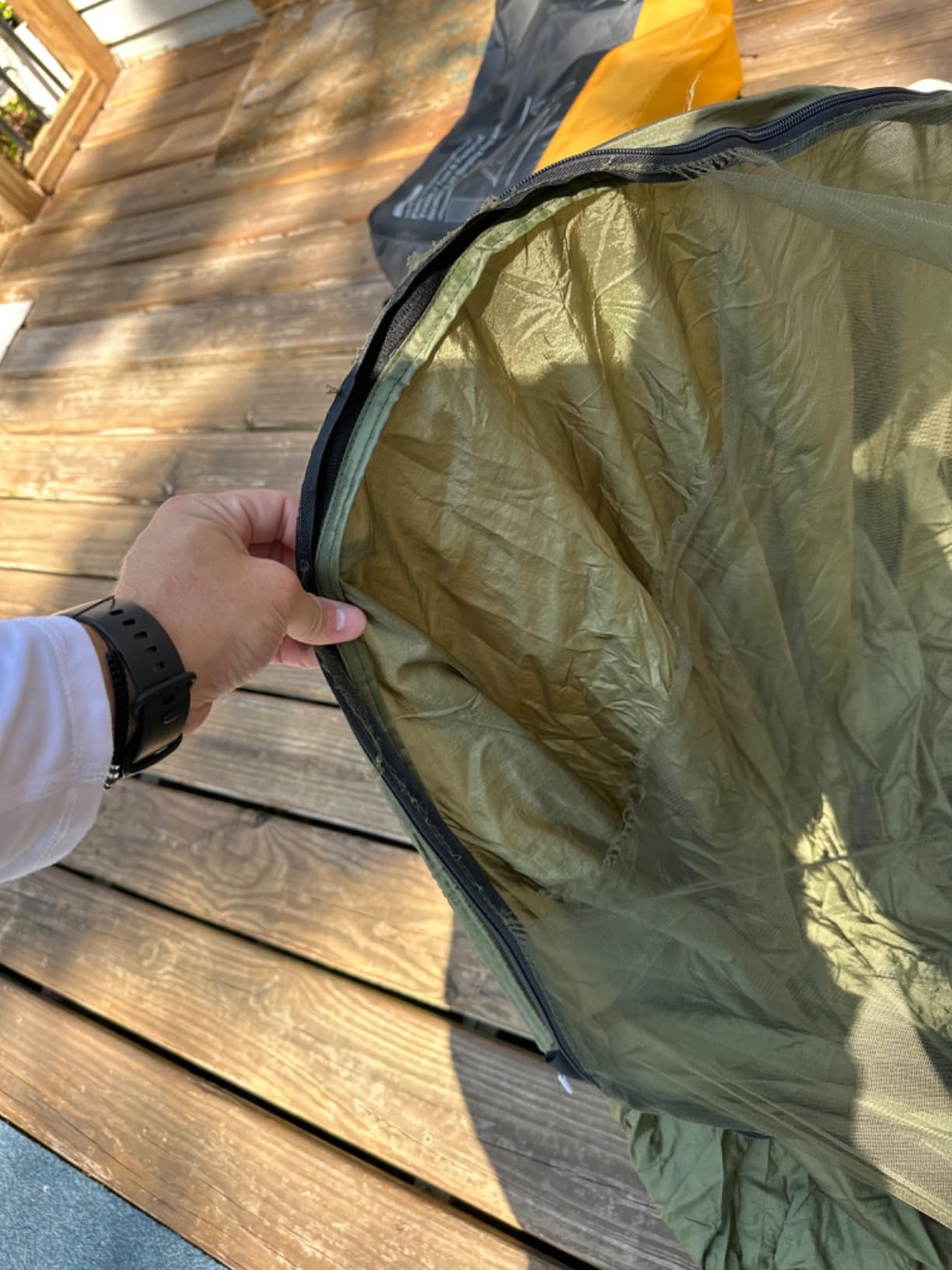 G4Free Large Camping Hammock with Mosquito Net and Rain Fly- 2 Person Portable Hammock with Bug Net and Tent Tarp for Outdoor Hiking Camping Backpacking Travel customer photo 2