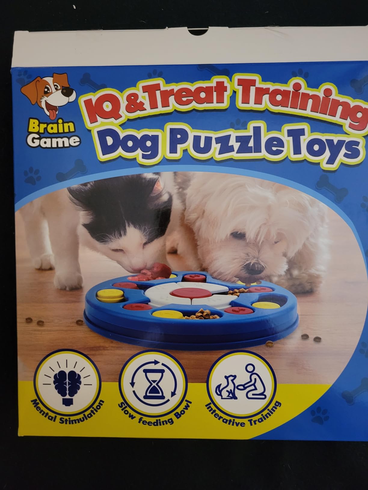 Dog Puzzle Toys Interactive Toy for Puppy IQ Stimulation & Treat Training Games Treat Dispenser for Smart Dogs (Level 1-3) customer photo 1