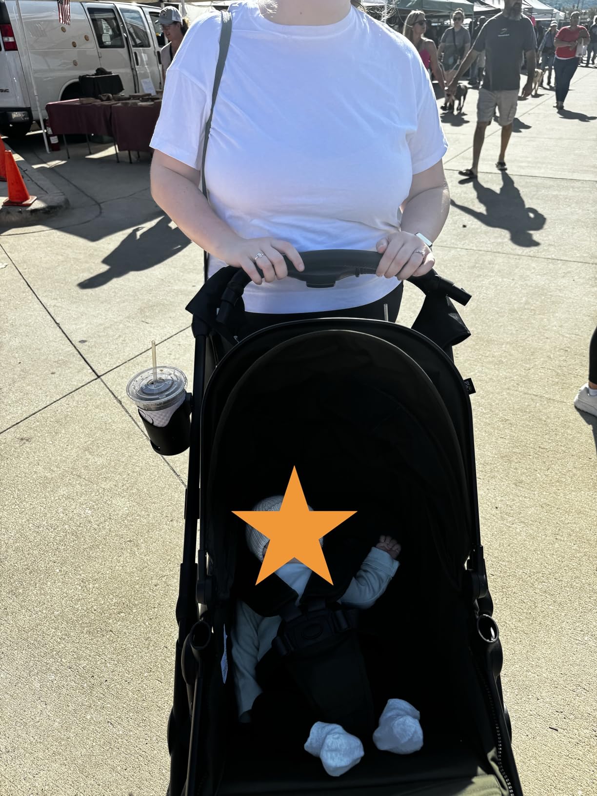 Mompush Wiz 2 in 1 Baby Stroller with Infant Pramette Mode, One Hand Fold Convertible Newborn to Toddler Stroller with Reversible Seat and Large UPF 50+ Canopy customer photo 1