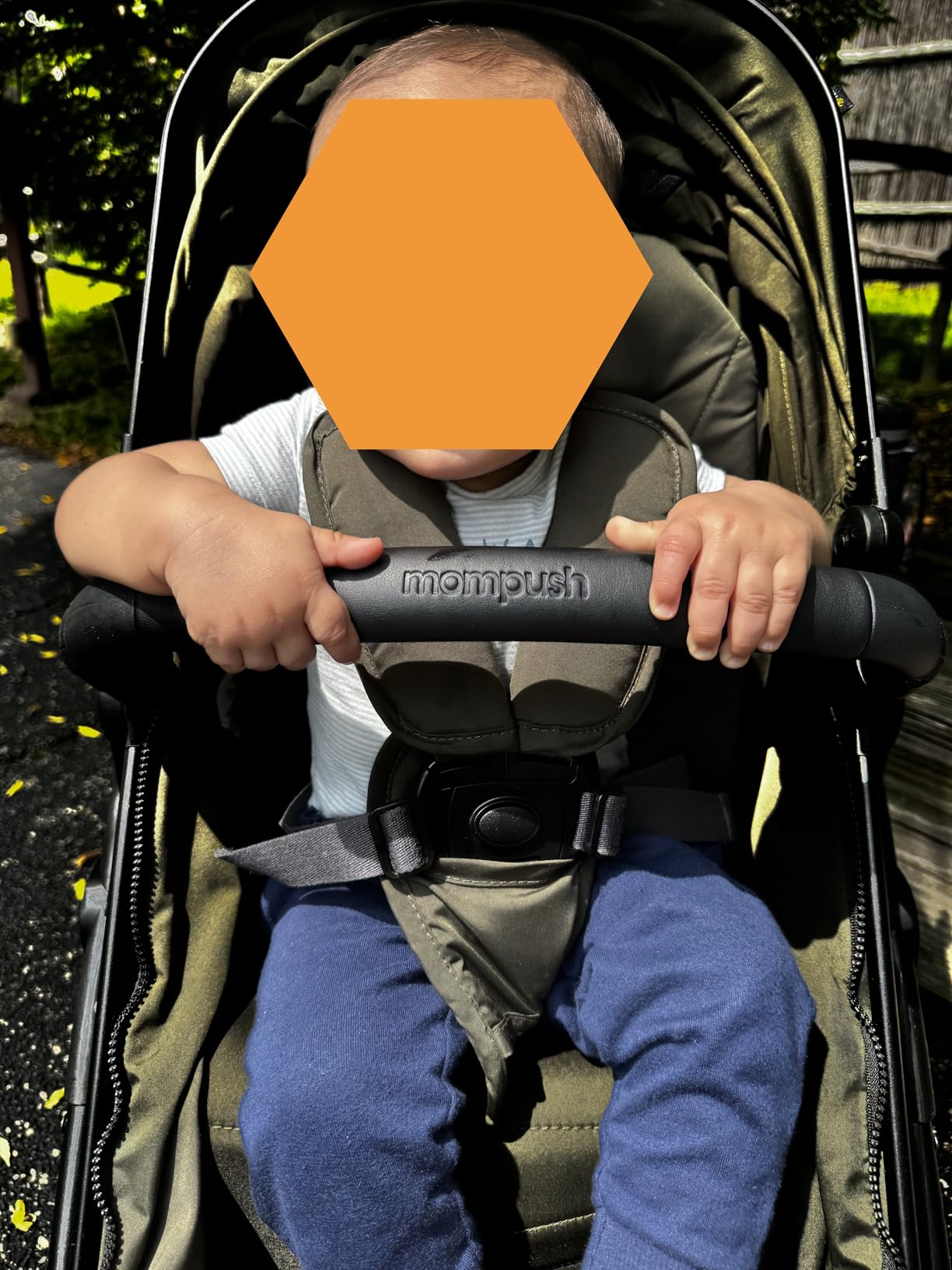Mompush Wiz 2 in 1 Baby Stroller with Infant Pramette Mode, One Hand Fold Convertible Newborn to Toddler Stroller with Reversible Seat and Large UPF 50+ Canopy customer photo 2