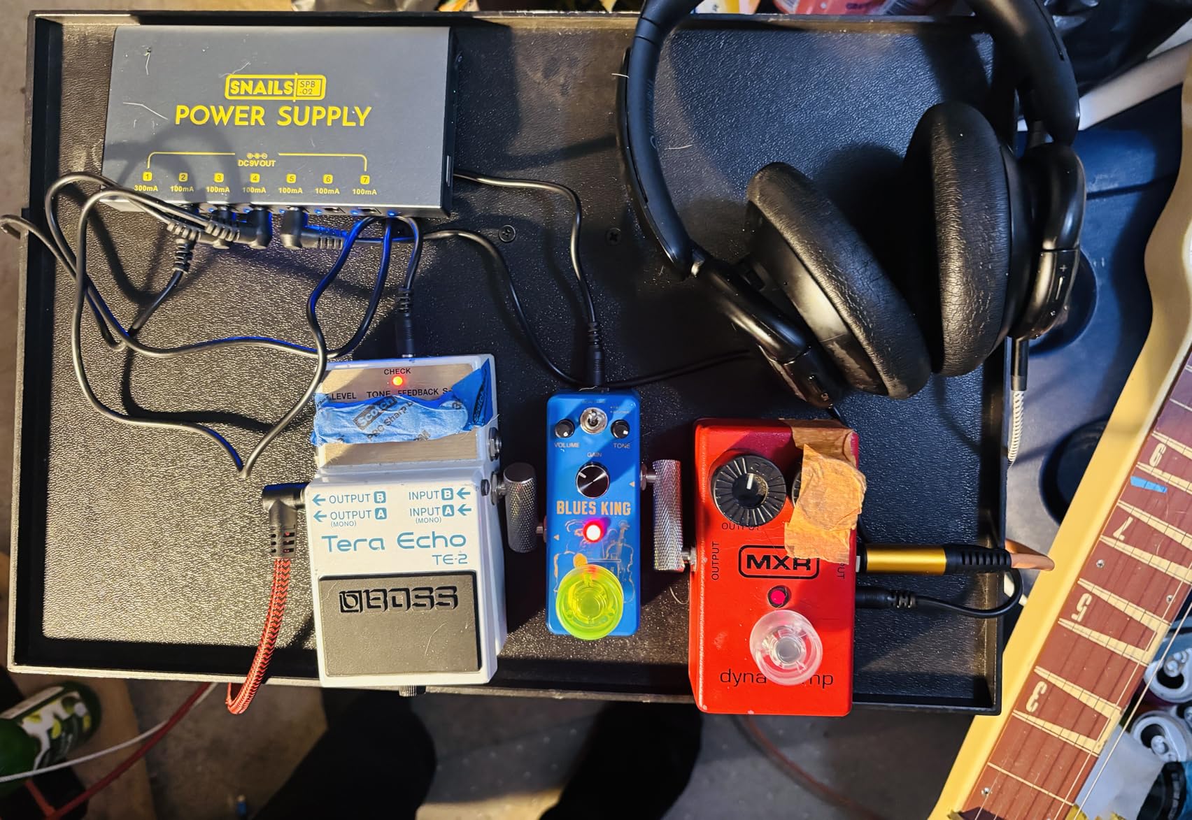 VSN Bluesy Overdrive Guitar Pedal,Blues Driver Distortion Vintage Overdrive Effect Warm/Hot 2 Modes for Mini Size True Bypass customer photo 2