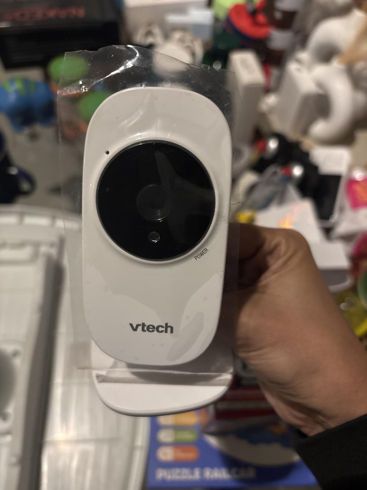 VTech VM819-2 Non-WiFi Video Baby Monitor with 2 Cameras - 19-Hour Battery Life, 1000ft Range, Night Vision, Temperature Sensor, Lullabies - Secure & Hack-Proof customer photo 1