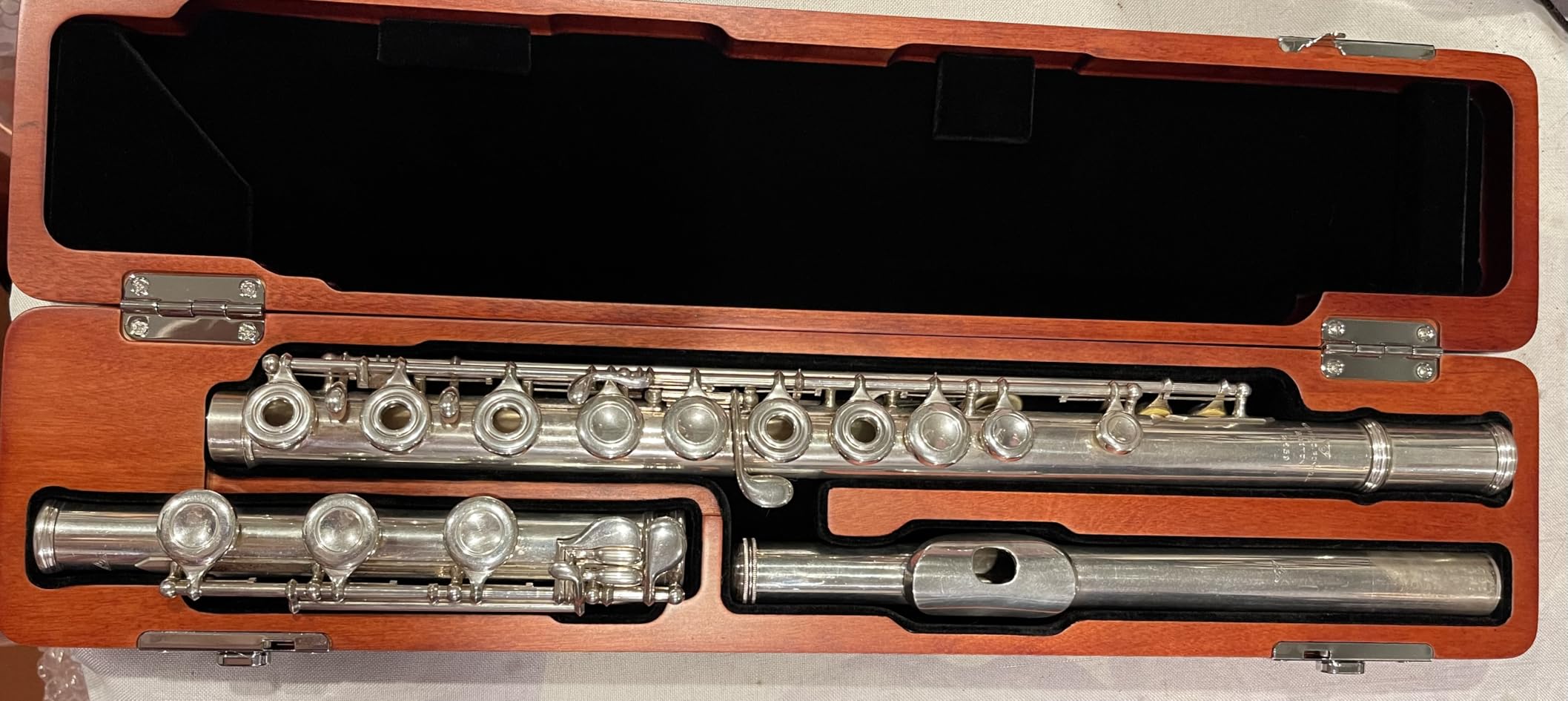 Jiayouy B Hardwood Flute Case 17 Hole Storage Box Protect Carry customer photo 1