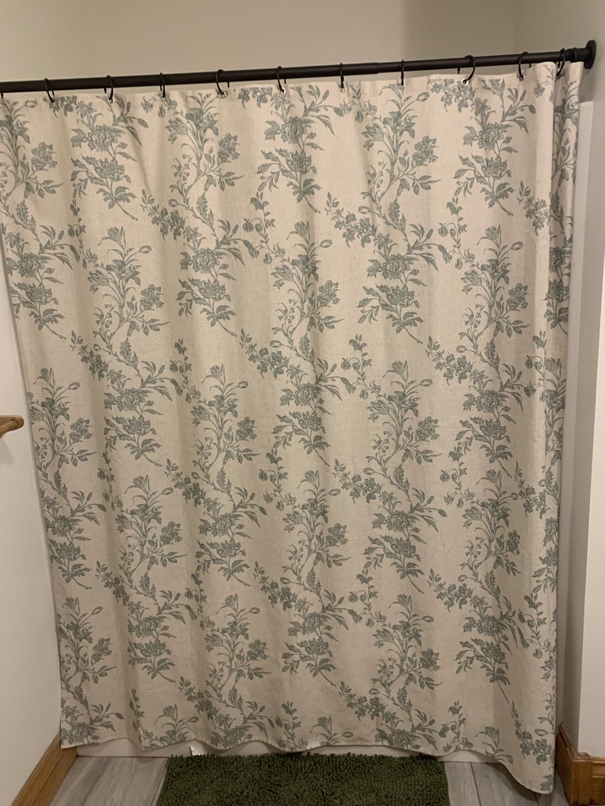 BRIOFOX Industrial Shower Curtain Rod - Rustproof Non-Slip 43-72 Inch 304 Stainless Steel Tension Curtain Rod for Window or Bathroom, Brushed Nickel customer photo 2