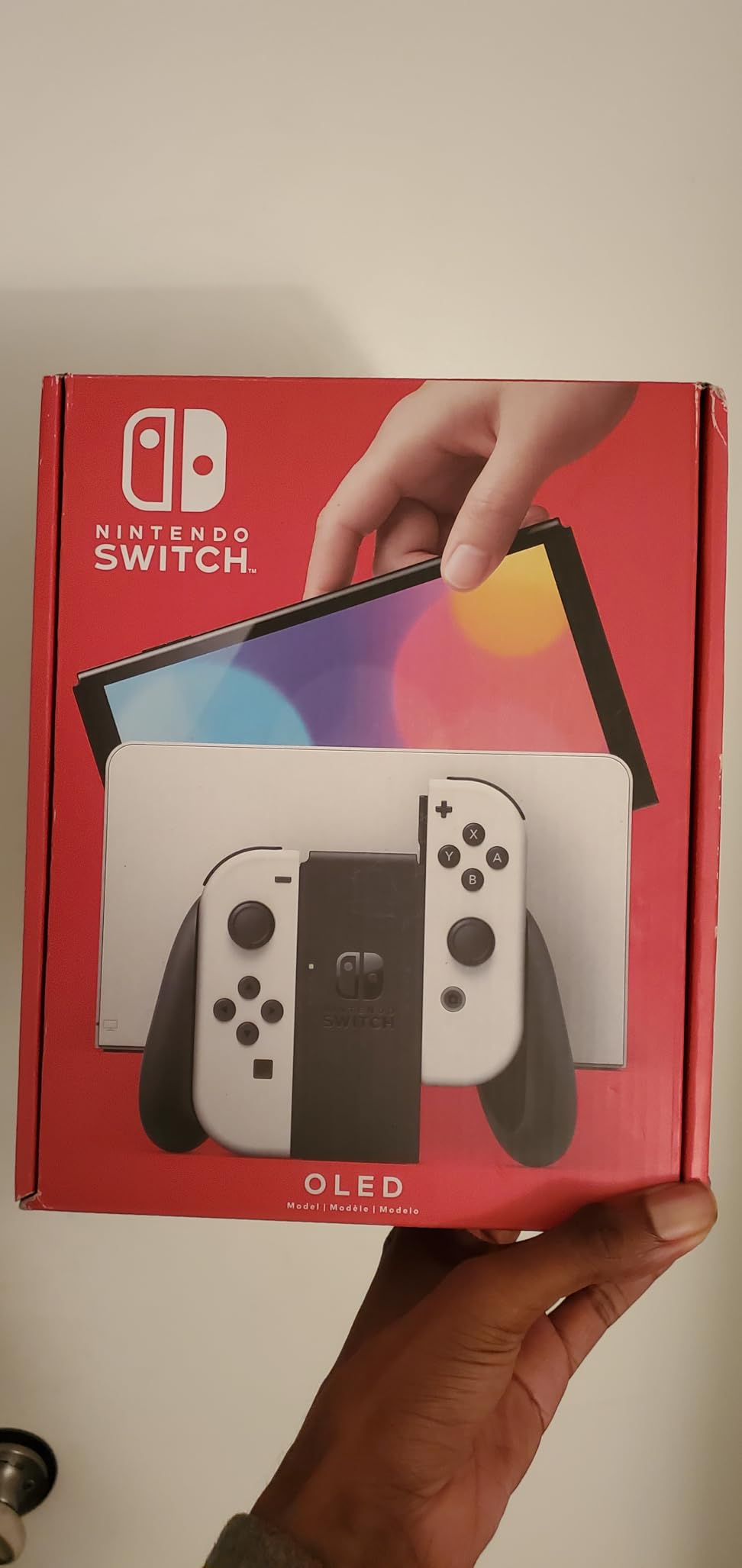 Nintendo Switch - OLED Model w/Neon Red & Neon Blue Joy-Con customer photo 1
