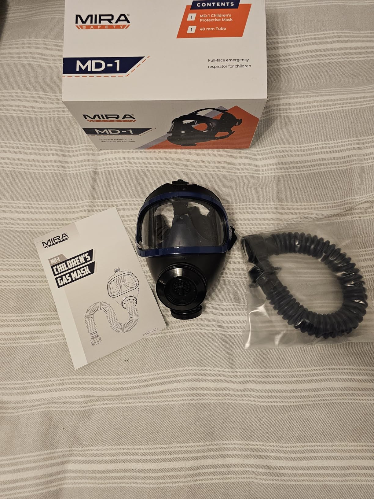 MIRA SAFETY Kids Mask Respirator Full Face CBRN customer photo 2