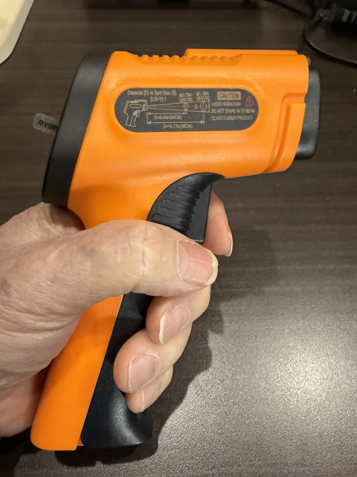 TempPro TP450 2 Laser Temperature Gun for Cooking, 16:1 D:S Ratio Infrared Thermometer Gun for Pizza Oven, Laser Thermometer Gun with Adjustable Emissivity Temp Gun -58 to 1022℉(Previously ThermoPro) customer photo 1