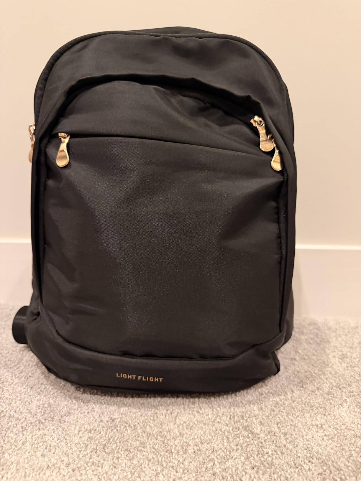 LIGHT FLIGHT Travel Backpack for Women, 15.6 Inch Laptop Backpack with USB Charging Hole, Water Resistant College Bookbag, Large Capacity Black Computer Backpacks for Work, Black customer photo 1