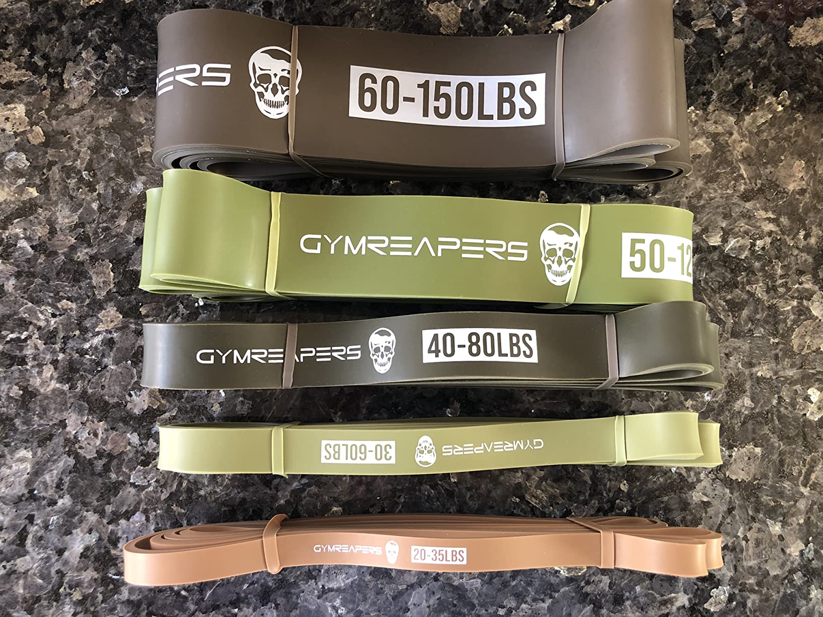 Gymreapers Resistance Bands for Working Out - Elastic Pull Up Exercise Assistance Bands Set customer photo 1
