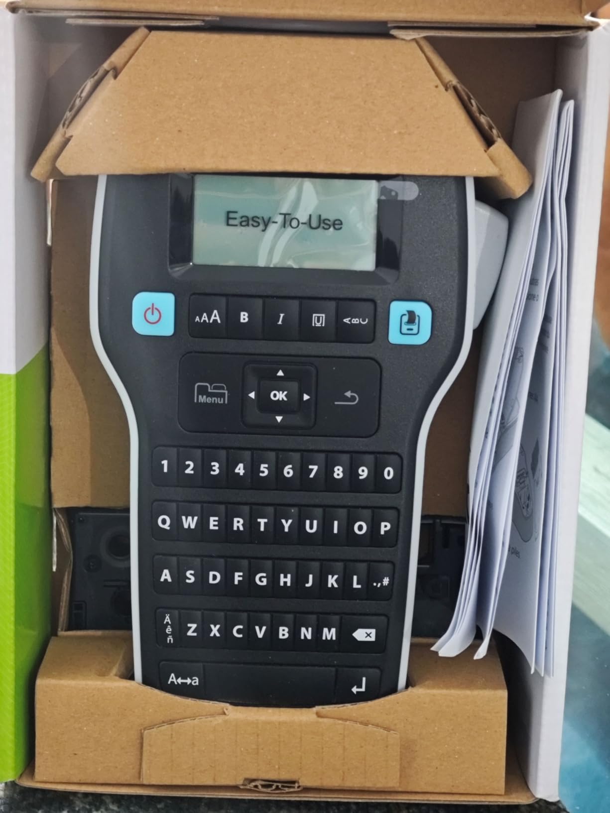 DYMO LabelManager 160 Label Maker Bundle with 3 D1 Label Cassettes, Portable Handheld, QWERTY Keyboard, One-Touch Smart Keys, Large Display, Home and Office Organization customer photo 2