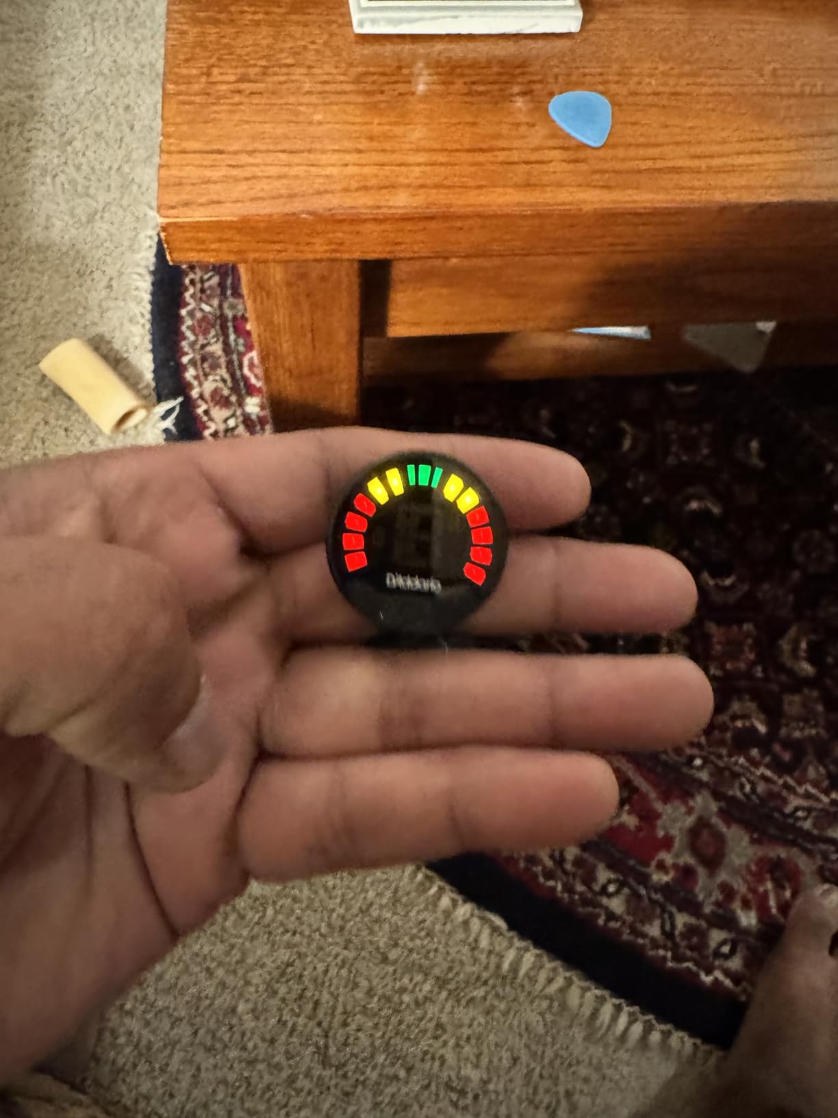 D'Addario Nexxus 360 Rechargeable Guitar Tuner - Clip On Guitar Tuner - Acoustic Guitar Tuner - Electric Guitar Tuner - 24 Hours of Tuning Time per Charge - Rotates 360-degrees customer photo 2