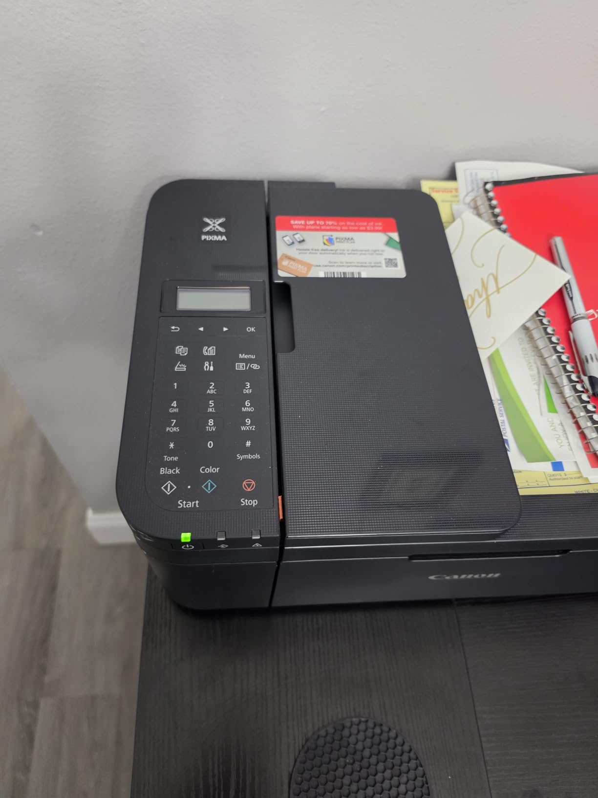 Canon PIXMA TR4720 All-in-One Wireless Printer, Home Use with Auto Document Feeder, Mobile Printing and Built-in Fax, Black customer photo 1