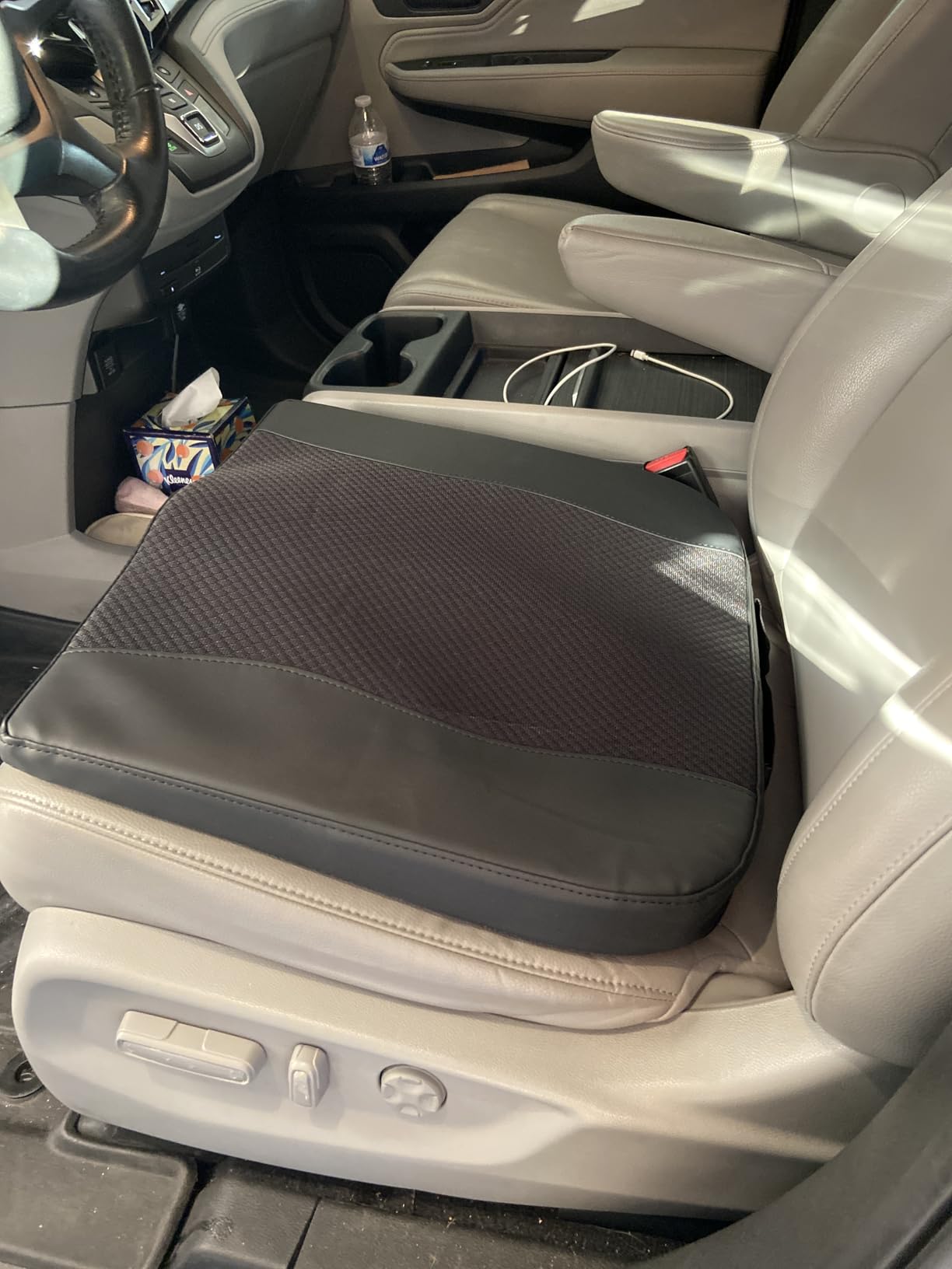 Lofty Aim Car Seat Cushion, Comfort Memory Foam Car Cushions for Driving - Sciatica & Lower Back Pain Relief, Driver Seat Pillow for Auto, Office Chair, Wheelchair - Black customer photo 1