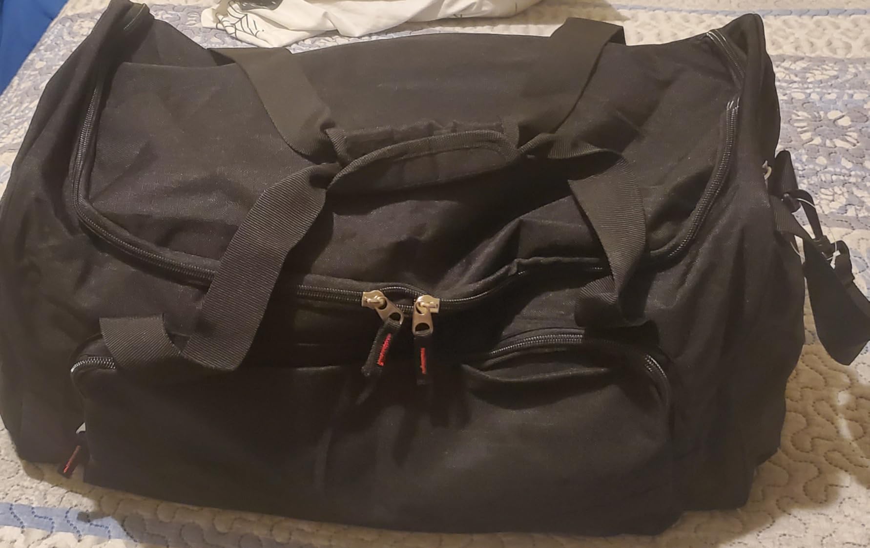 Uarition Gym Bag for Men - 55L Black Durable Large Duffle Bag for Travel, Workout, Fitness & Sport customer photo 1