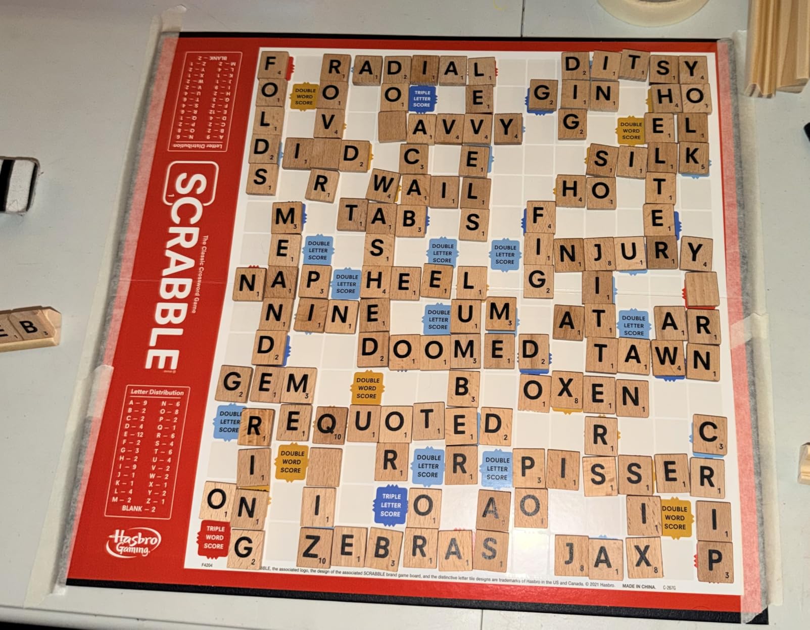 Hasbro Gaming Scrabble Board Game, Classic Word Games for Kids Ages 8 and Up, Fun Family Game for 2-4 Players, The Classic Crossword Game customer photo 1
