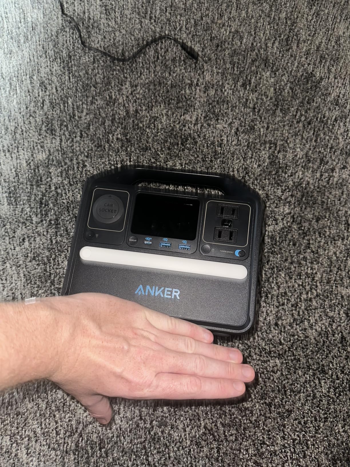 Anker 521 Portable Power Station Upgraded with LiFePO4 Battery, 256Wh 6-Port PowerHouse, 300W (Peak 600W) Solar Generator customer photo 1