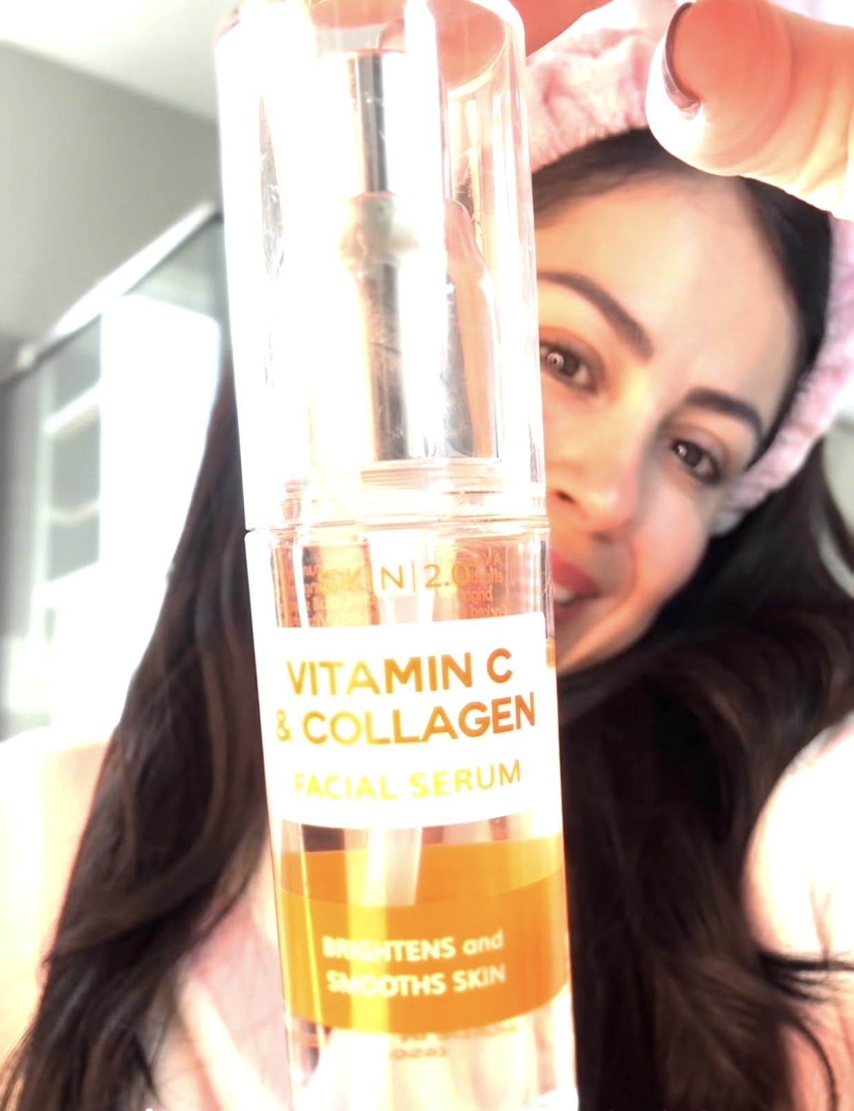 Skin 2.0 Vitamin C Serum - Dermatologist Tested, Anti-Aging & Dark Spot Remover - Brightening, Clean Beauty, Cruelty-Free, Korean Skincare for Glass Skin, All Skin Types - 1.69 Fl. oz customer photo 1
