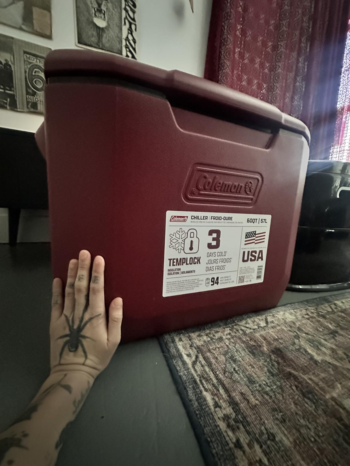 Coleman Chiller 9/16/30/48/60qt Cooler with Ice Retention, Leak Resistant, Great for Camping, Concerts, Sports, and More customer photo 1