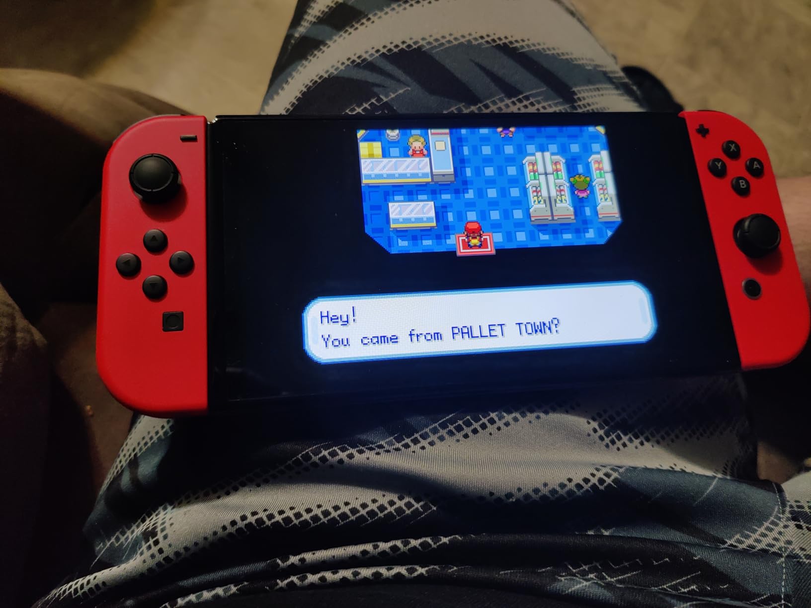 Nintendo Switch - OLED Model w/Neon Red & Neon Blue Joy-Con (Renewed) customer photo 1