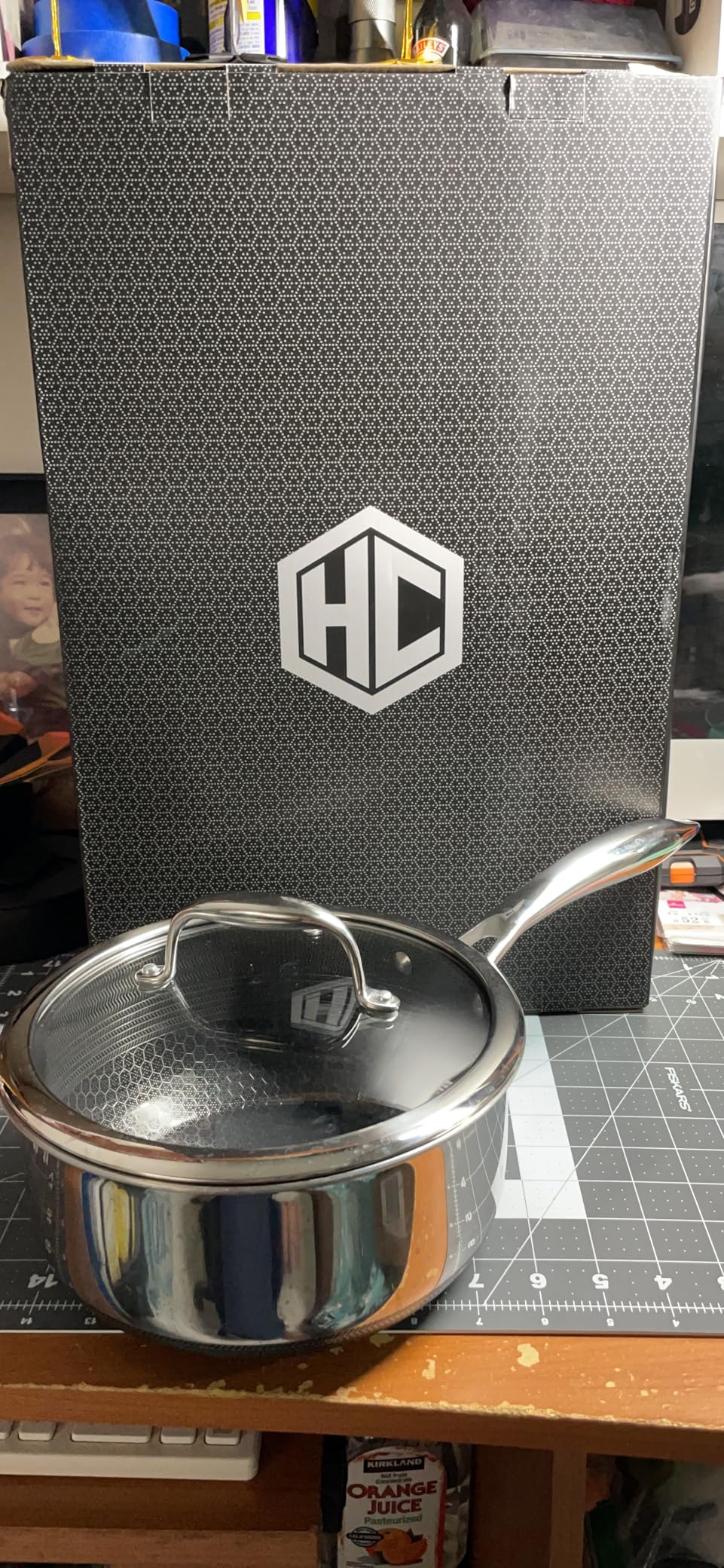 Hybrid Nonstick 1-Quart Saucepan with Tempered Glass Lid, Stay-Cool Handle, Dishwasher-Friendly, Oven-Safe Up to 900°F, Induction Ready, Compatible with All Cooktops customer photo 1