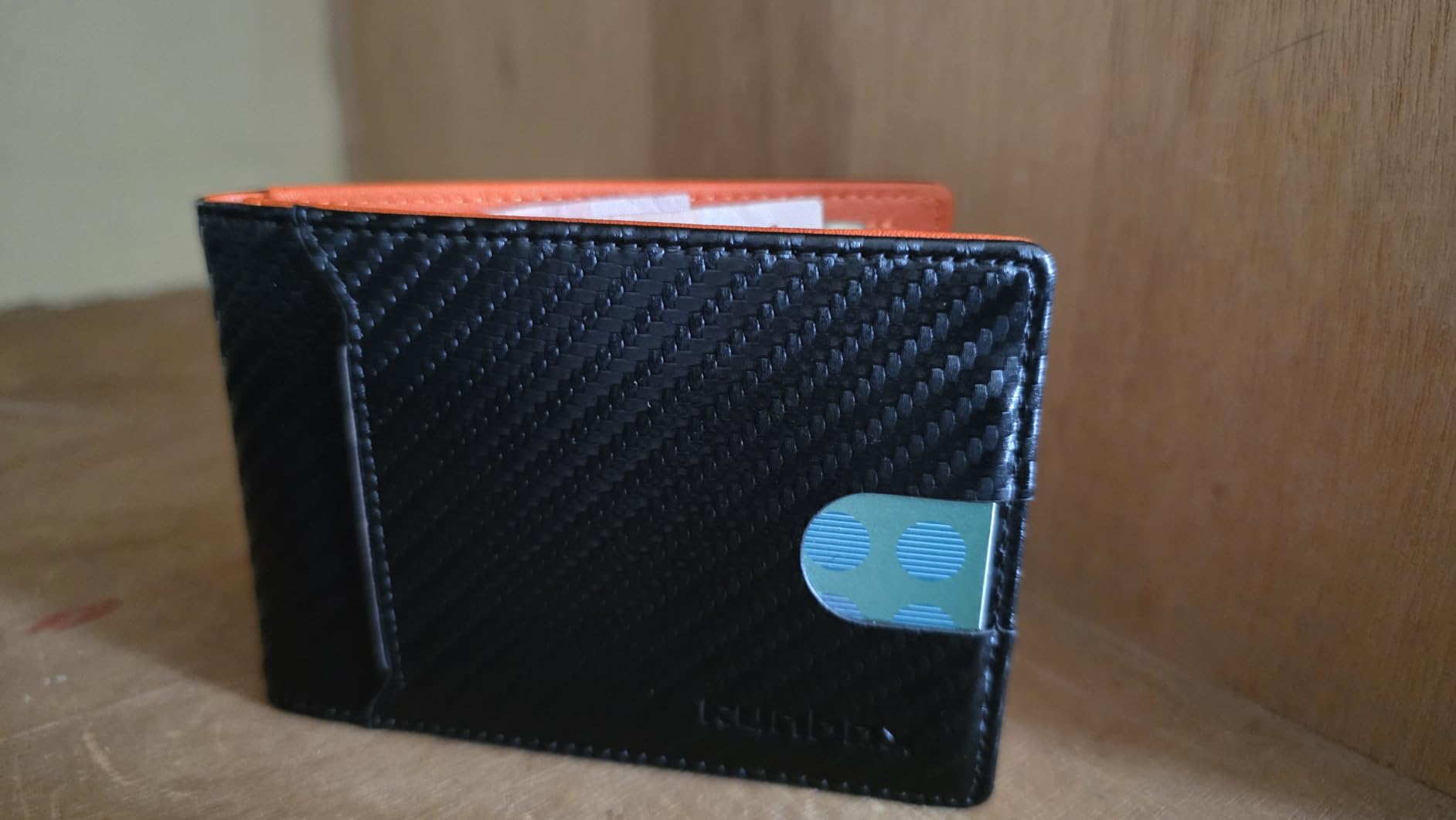 RUNBOX Slim Wallets for Men - Leather Money Clip Mens Wallet - RFID Blocking Front Pocket Bifold Wallet - Thin Credit Card Holder with Gift Box customer photo 1