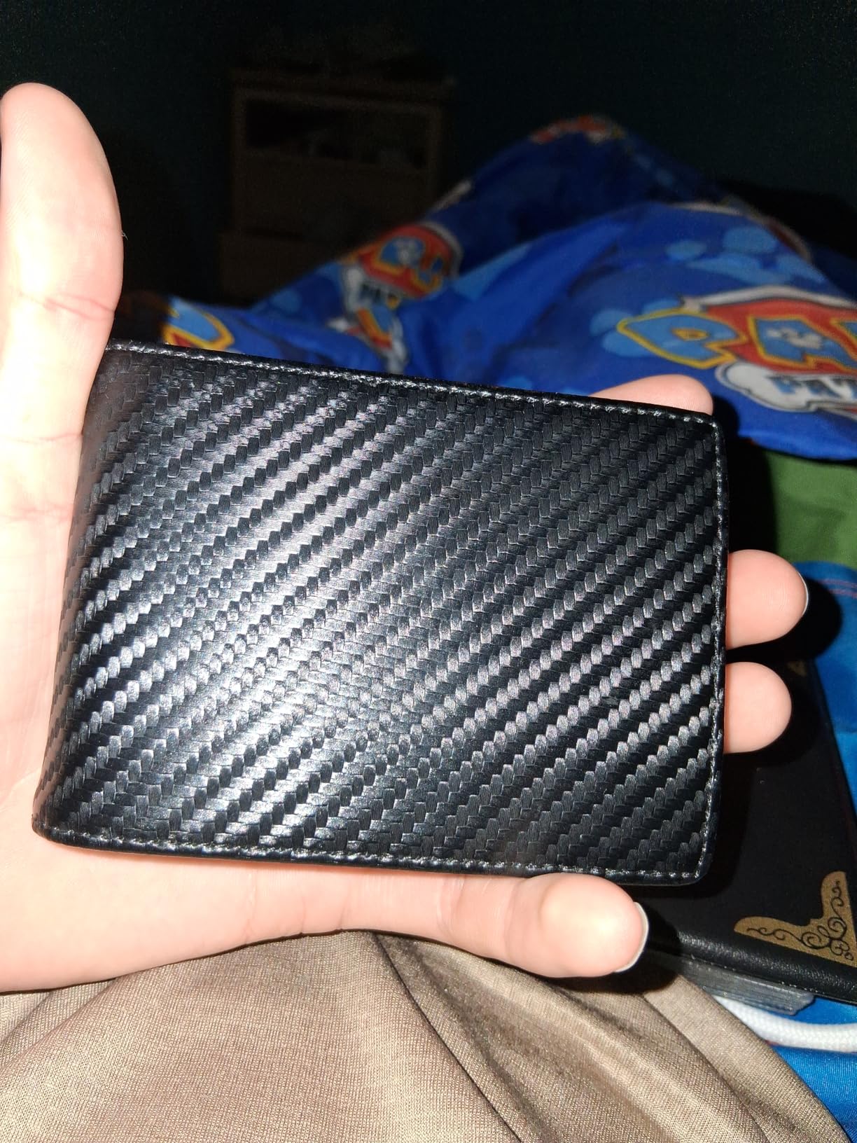 RUNBOX Wallet for Men Slim Rfid Leather 2 ID Window With Gift Box | Slim, Rfid, 2 ID Window, With Gift Box, Slim, Rfid customer photo 2