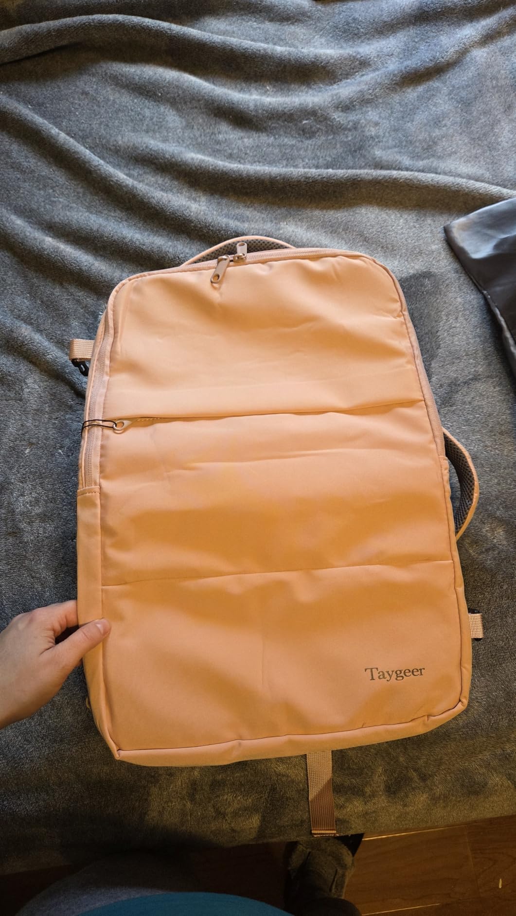 Taygeer Travel Backpack for Women, Carry On Backpack with Water Bottle Pocket & Shoe Pouch, TSA 15.6inch Laptop Mochila Flight Approved, Nurse Bag Casual Daypack for Weekender Business Hiking, Pink customer photo 1
