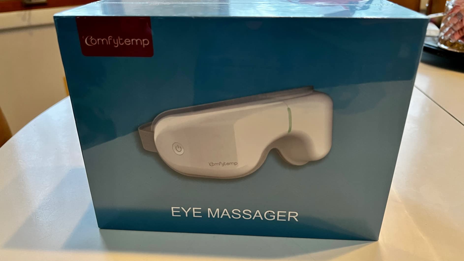 Comfytemp Eye Massager with Heat, Birthday Gifts for Mom Wife Women Men Dad, FSA HSA Eligible Smart Heated Mask Massager with Music for Migraine, Eyes Fatigue, Puffiness, and Dryness Relief customer photo 2